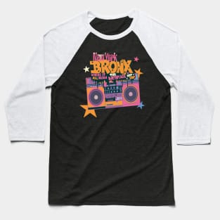 Bronx Hip Hop Roots - Groove to the Beat with this ghettoblaster Baseball T-Shirt